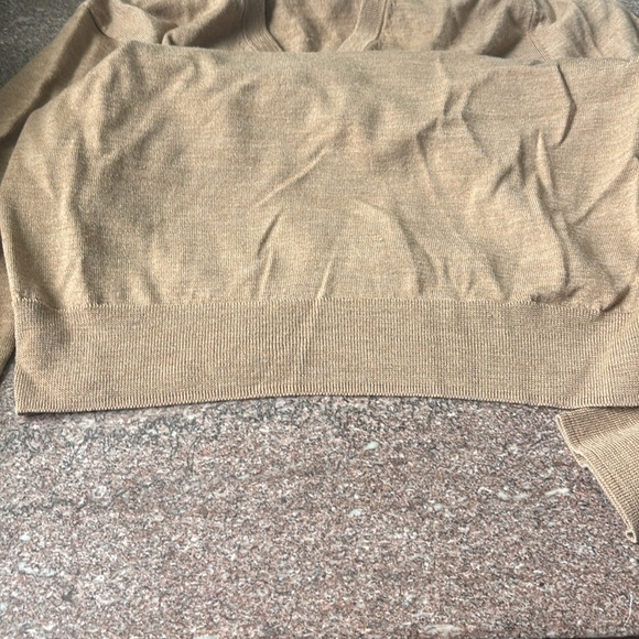 Brooks brothers tan v neck sweater - Picture 7 of 7